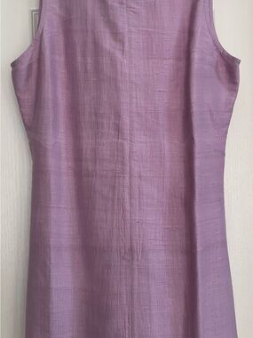 Sleeveless Lilac Shift Dress - Elegant Women's Dress